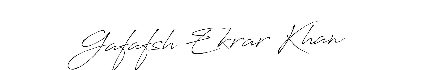 It looks lik you need a new signature style for name Gafafsh Ekrar Khan. Design unique handwritten (Antro_Vectra) signature with our free signature maker in just a few clicks. Gafafsh Ekrar Khan signature style 6 images and pictures png