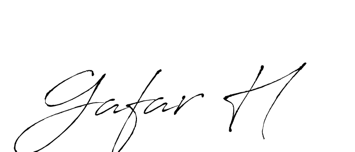 Gafar H stylish signature style. Best Handwritten Sign (Antro_Vectra) for my name. Handwritten Signature Collection Ideas for my name Gafar H. Gafar H signature style 6 images and pictures png