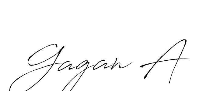 The best way (Antro_Vectra) to make a short signature is to pick only two or three words in your name. The name Gagan A include a total of six letters. For converting this name. Gagan A signature style 6 images and pictures png