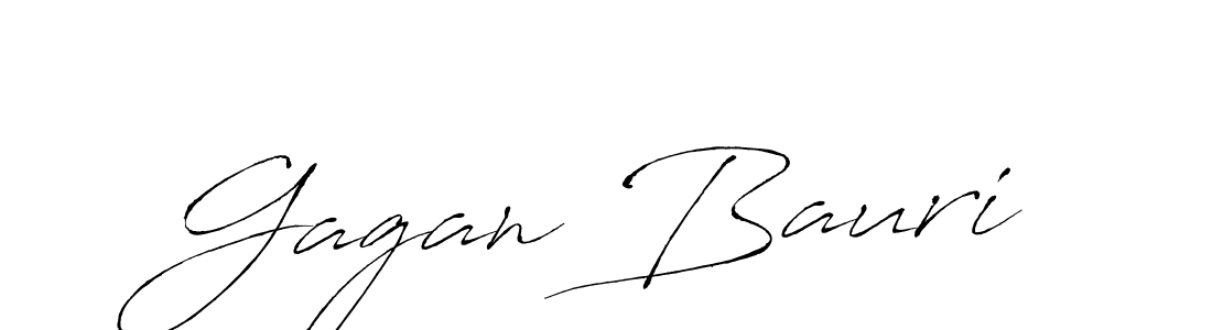 Gagan Bauri stylish signature style. Best Handwritten Sign (Antro_Vectra) for my name. Handwritten Signature Collection Ideas for my name Gagan Bauri. Gagan Bauri signature style 6 images and pictures png