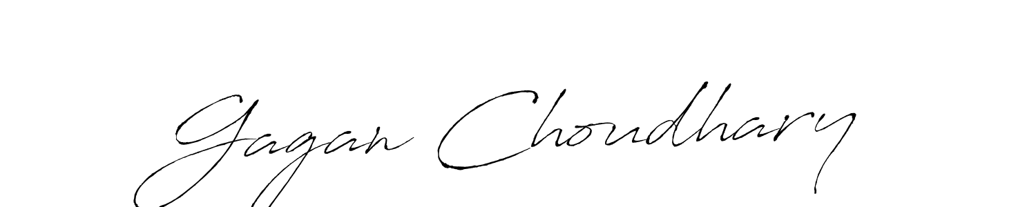 Also we have Gagan Choudhary name is the best signature style. Create professional handwritten signature collection using Antro_Vectra autograph style. Gagan Choudhary signature style 6 images and pictures png