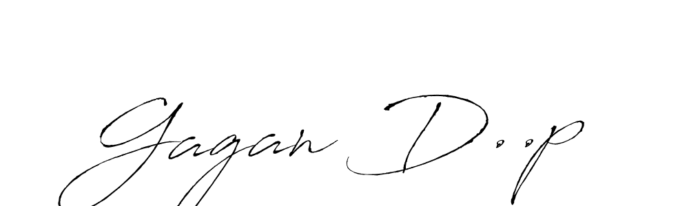 Also we have Gagan D..p name is the best signature style. Create professional handwritten signature collection using Antro_Vectra autograph style. Gagan D..p signature style 6 images and pictures png