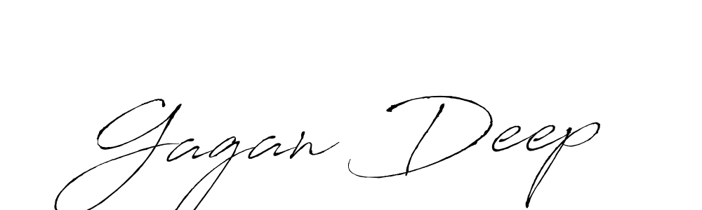 Create a beautiful signature design for name Gagan Deep. With this signature (Antro_Vectra) fonts, you can make a handwritten signature for free. Gagan Deep signature style 6 images and pictures png