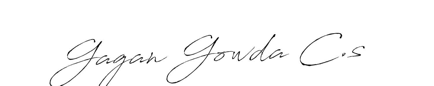 You can use this online signature creator to create a handwritten signature for the name Gagan Gowda C.s. This is the best online autograph maker. Gagan Gowda C.s signature style 6 images and pictures png