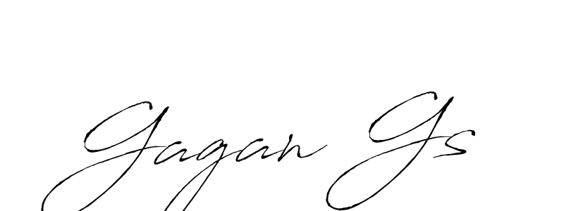 Make a beautiful signature design for name Gagan Gs. Use this online signature maker to create a handwritten signature for free. Gagan Gs signature style 6 images and pictures png