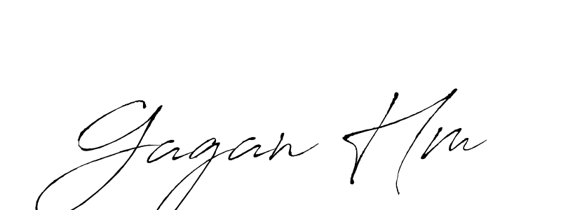 Here are the top 10 professional signature styles for the name Gagan Hm. These are the best autograph styles you can use for your name. Gagan Hm signature style 6 images and pictures png