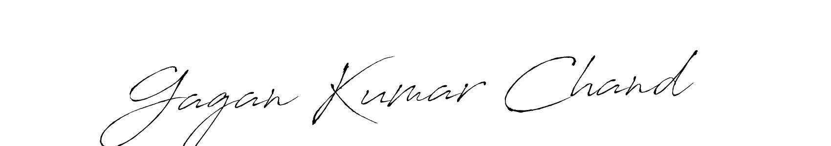 Create a beautiful signature design for name Gagan Kumar Chand. With this signature (Antro_Vectra) fonts, you can make a handwritten signature for free. Gagan Kumar Chand signature style 6 images and pictures png