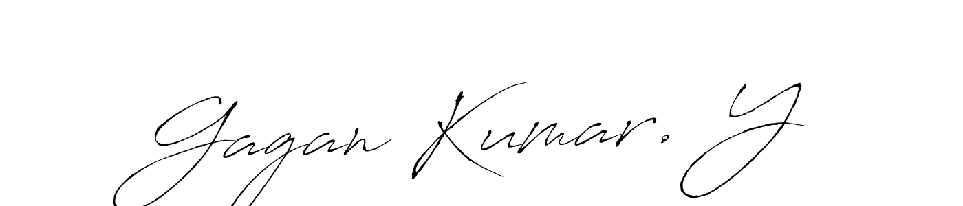 Make a beautiful signature design for name Gagan Kumar. Y. Use this online signature maker to create a handwritten signature for free. Gagan Kumar. Y signature style 6 images and pictures png