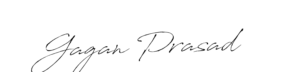The best way (Antro_Vectra) to make a short signature is to pick only two or three words in your name. The name Gagan Prasad include a total of six letters. For converting this name. Gagan Prasad signature style 6 images and pictures png