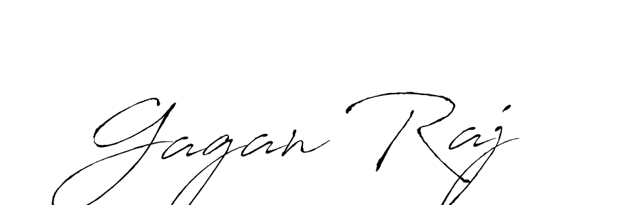 Create a beautiful signature design for name Gagan Raj. With this signature (Antro_Vectra) fonts, you can make a handwritten signature for free. Gagan Raj signature style 6 images and pictures png