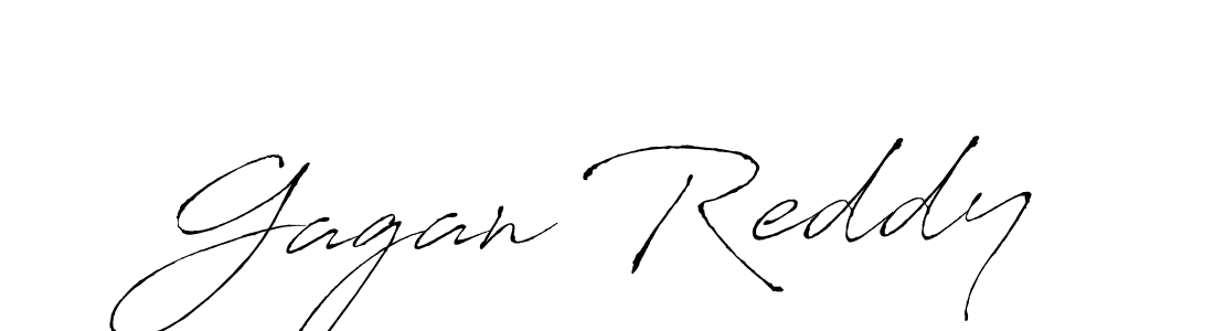 Gagan Reddy stylish signature style. Best Handwritten Sign (Antro_Vectra) for my name. Handwritten Signature Collection Ideas for my name Gagan Reddy. Gagan Reddy signature style 6 images and pictures png