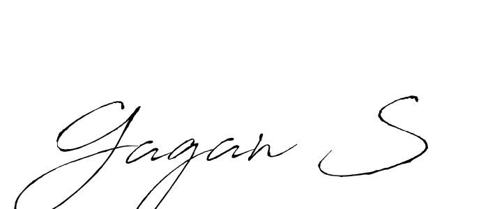 Make a beautiful signature design for name Gagan S. Use this online signature maker to create a handwritten signature for free. Gagan S signature style 6 images and pictures png