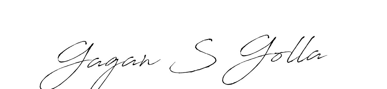 Also we have Gagan S Golla name is the best signature style. Create professional handwritten signature collection using Antro_Vectra autograph style. Gagan S Golla signature style 6 images and pictures png