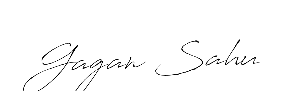 Create a beautiful signature design for name Gagan Sahu. With this signature (Antro_Vectra) fonts, you can make a handwritten signature for free. Gagan Sahu signature style 6 images and pictures png