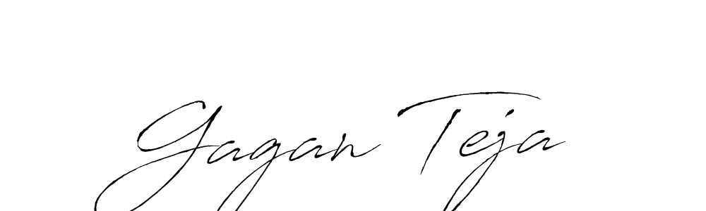 Similarly Antro_Vectra is the best handwritten signature design. Signature creator online .You can use it as an online autograph creator for name Gagan Teja. Gagan Teja signature style 6 images and pictures png