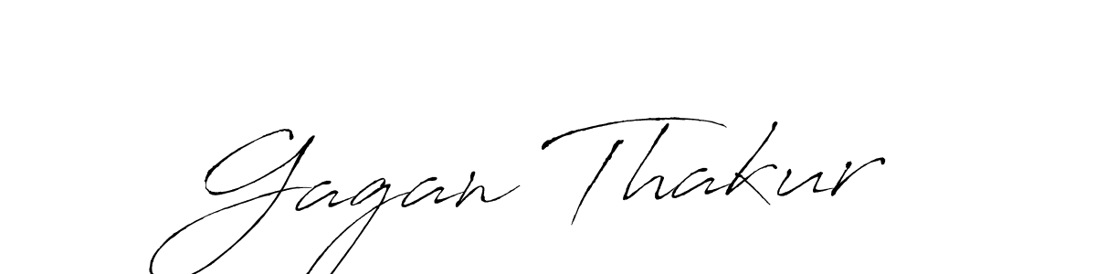 How to make Gagan Thakur signature? Antro_Vectra is a professional autograph style. Create handwritten signature for Gagan Thakur name. Gagan Thakur signature style 6 images and pictures png