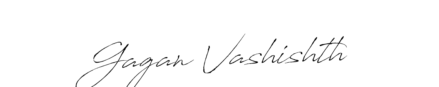 Also we have Gagan Vashishth name is the best signature style. Create professional handwritten signature collection using Antro_Vectra autograph style. Gagan Vashishth signature style 6 images and pictures png