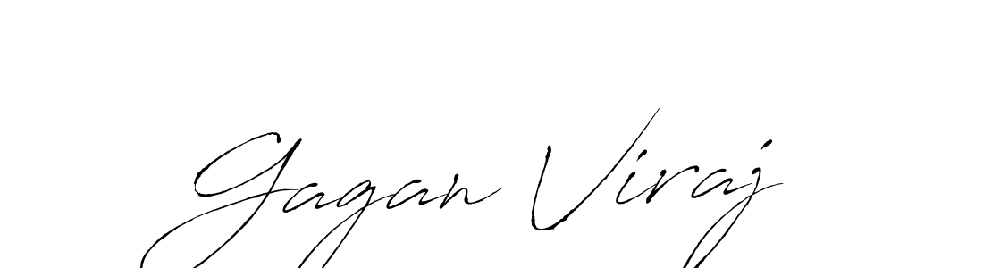 Design your own signature with our free online signature maker. With this signature software, you can create a handwritten (Antro_Vectra) signature for name Gagan Viraj. Gagan Viraj signature style 6 images and pictures png