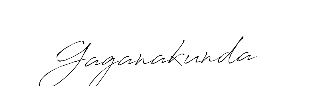 How to make Gaganakunda name signature. Use Antro_Vectra style for creating short signs online. This is the latest handwritten sign. Gaganakunda signature style 6 images and pictures png