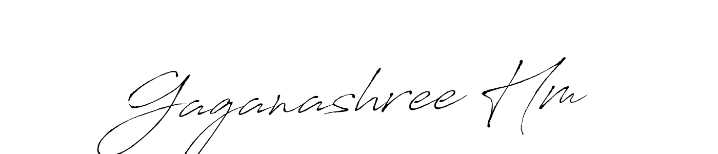 It looks lik you need a new signature style for name Gaganashree Hm. Design unique handwritten (Antro_Vectra) signature with our free signature maker in just a few clicks. Gaganashree Hm signature style 6 images and pictures png