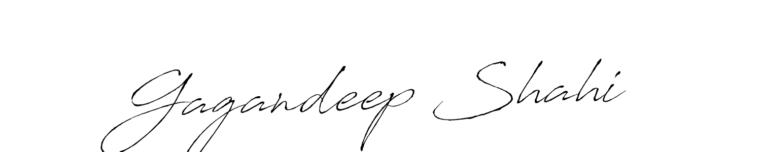 Gagandeep Shahi stylish signature style. Best Handwritten Sign (Antro_Vectra) for my name. Handwritten Signature Collection Ideas for my name Gagandeep Shahi. Gagandeep Shahi signature style 6 images and pictures png