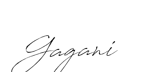 You should practise on your own different ways (Antro_Vectra) to write your name (Gagani) in signature. don't let someone else do it for you. Gagani signature style 6 images and pictures png