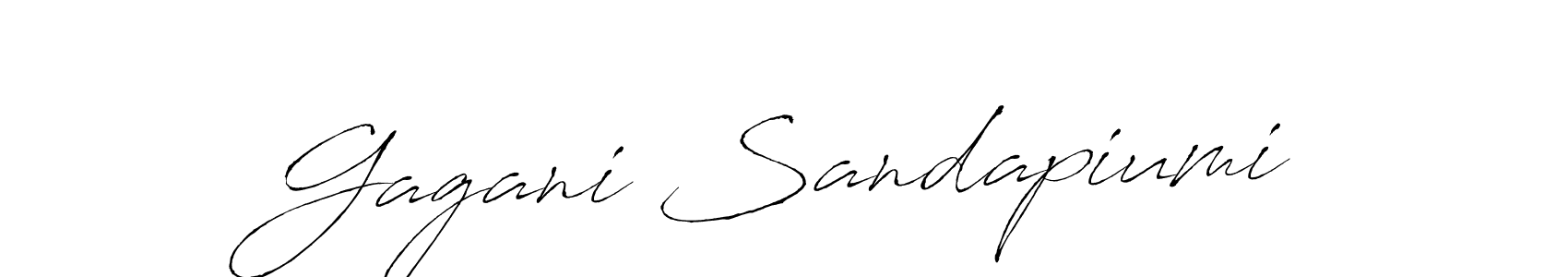 Once you've used our free online signature maker to create your best signature Antro_Vectra style, it's time to enjoy all of the benefits that Gagani Sandapiumi name signing documents. Gagani Sandapiumi signature style 6 images and pictures png