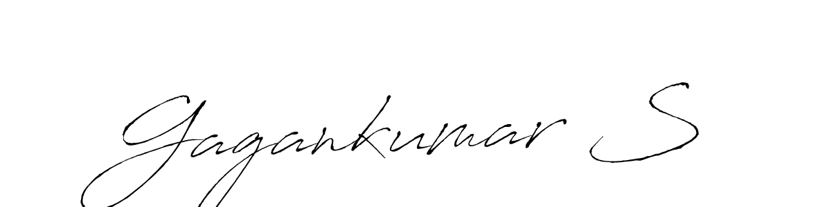 Make a beautiful signature design for name Gagankumar S. Use this online signature maker to create a handwritten signature for free. Gagankumar S signature style 6 images and pictures png