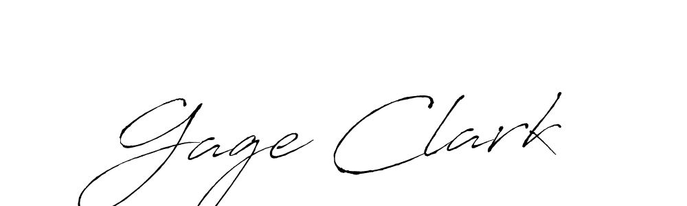 The best way (Antro_Vectra) to make a short signature is to pick only two or three words in your name. The name Gage Clark include a total of six letters. For converting this name. Gage Clark signature style 6 images and pictures png