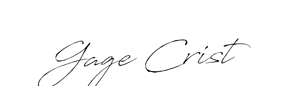 Also we have Gage Crist name is the best signature style. Create professional handwritten signature collection using Antro_Vectra autograph style. Gage Crist signature style 6 images and pictures png
