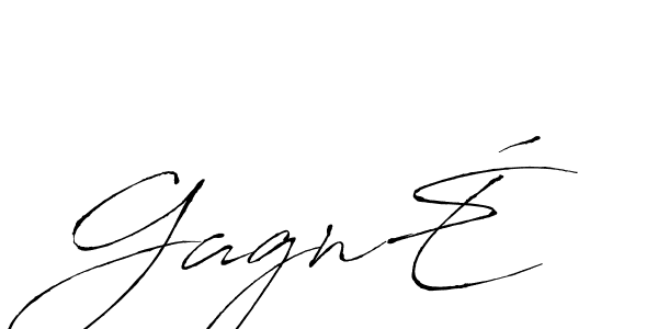 How to Draw GagnÉ signature style? Antro_Vectra is a latest design signature styles for name GagnÉ. GagnÉ signature style 6 images and pictures png