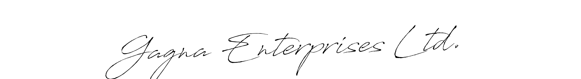 Make a short Gagna Enterprises Ltd. signature style. Manage your documents anywhere anytime using Antro_Vectra. Create and add eSignatures, submit forms, share and send files easily. Gagna Enterprises Ltd. signature style 6 images and pictures png