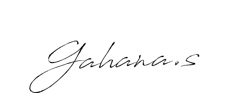 if you are searching for the best signature style for your name Gahana.s. so please give up your signature search. here we have designed multiple signature styles  using Antro_Vectra. Gahana.s signature style 6 images and pictures png