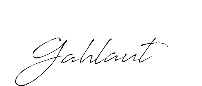 Use a signature maker to create a handwritten signature online. With this signature software, you can design (Antro_Vectra) your own signature for name Gahlaut. Gahlaut signature style 6 images and pictures png