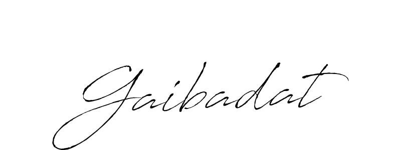 Create a beautiful signature design for name Gaibadat. With this signature (Antro_Vectra) fonts, you can make a handwritten signature for free. Gaibadat signature style 6 images and pictures png