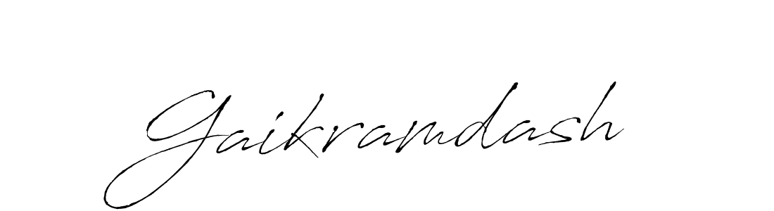 How to make Gaikramdash name signature. Use Antro_Vectra style for creating short signs online. This is the latest handwritten sign. Gaikramdash signature style 6 images and pictures png