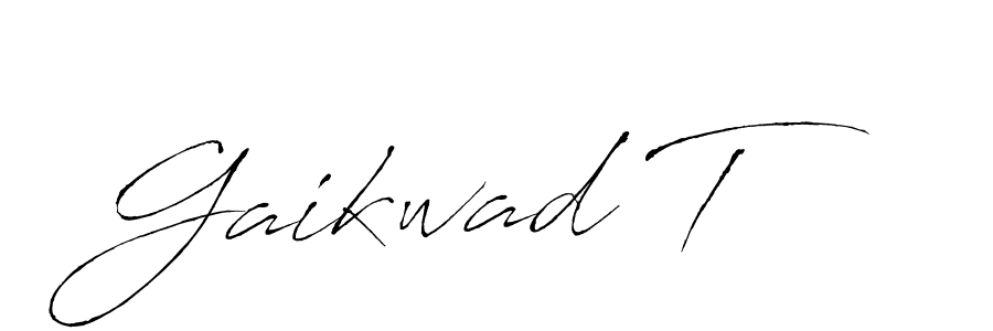 It looks lik you need a new signature style for name Gaikwad T. Design unique handwritten (Antro_Vectra) signature with our free signature maker in just a few clicks. Gaikwad T signature style 6 images and pictures png