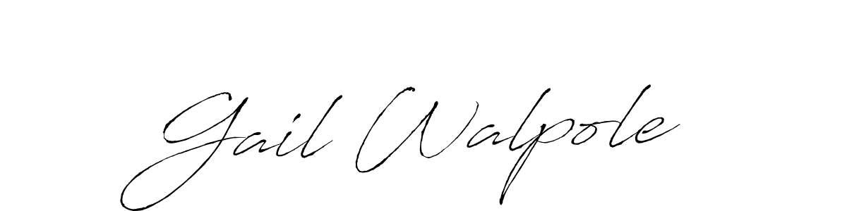 It looks lik you need a new signature style for name Gail Walpole. Design unique handwritten (Antro_Vectra) signature with our free signature maker in just a few clicks. Gail Walpole signature style 6 images and pictures png