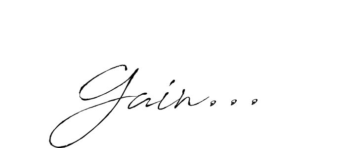 This is the best signature style for the Gain... name. Also you like these signature font (Antro_Vectra). Mix name signature. Gain... signature style 6 images and pictures png