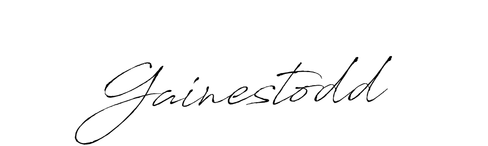 Similarly Antro_Vectra is the best handwritten signature design. Signature creator online .You can use it as an online autograph creator for name Gainestodd. Gainestodd signature style 6 images and pictures png
