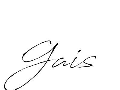 Design your own signature with our free online signature maker. With this signature software, you can create a handwritten (Antro_Vectra) signature for name Gais. Gais signature style 6 images and pictures png