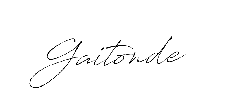 How to Draw Gaitonde signature style? Antro_Vectra is a latest design signature styles for name Gaitonde. Gaitonde signature style 6 images and pictures png