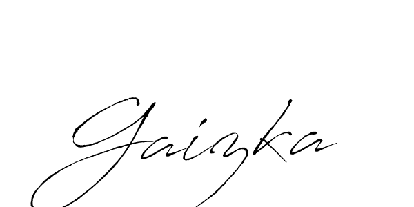 Create a beautiful signature design for name Gaizka. With this signature (Antro_Vectra) fonts, you can make a handwritten signature for free. Gaizka signature style 6 images and pictures png