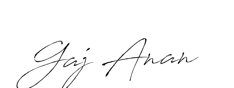 Best and Professional Signature Style for Gaj Anan. Antro_Vectra Best Signature Style Collection. Gaj Anan signature style 6 images and pictures png