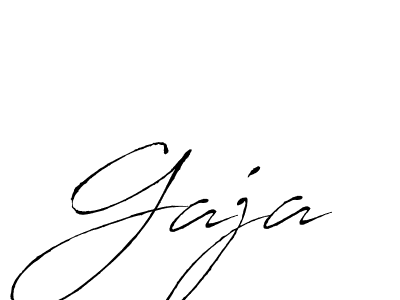 Gaja stylish signature style. Best Handwritten Sign (Antro_Vectra) for my name. Handwritten Signature Collection Ideas for my name Gaja. Gaja signature style 6 images and pictures png