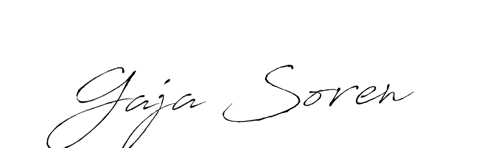 Similarly Antro_Vectra is the best handwritten signature design. Signature creator online .You can use it as an online autograph creator for name Gaja Soren. Gaja Soren signature style 6 images and pictures png