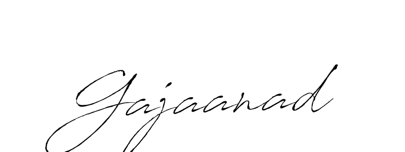 Make a beautiful signature design for name Gajaanad. With this signature (Antro_Vectra) style, you can create a handwritten signature for free. Gajaanad signature style 6 images and pictures png