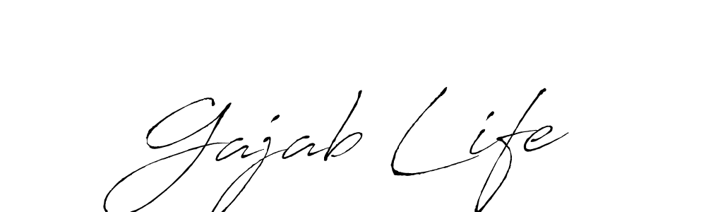 This is the best signature style for the Gajab Life name. Also you like these signature font (Antro_Vectra). Mix name signature. Gajab Life signature style 6 images and pictures png