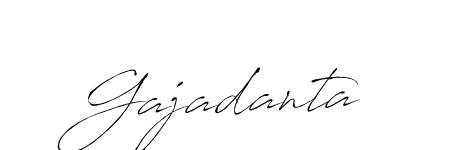 The best way (Antro_Vectra) to make a short signature is to pick only two or three words in your name. The name Gajadanta include a total of six letters. For converting this name. Gajadanta signature style 6 images and pictures png