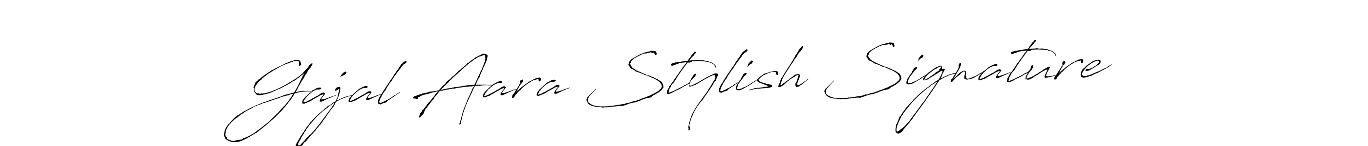 Antro_Vectra is a professional signature style that is perfect for those who want to add a touch of class to their signature. It is also a great choice for those who want to make their signature more unique. Get Gajal Aara Stylish Signature name to fancy signature for free. Gajal Aara Stylish Signature signature style 6 images and pictures png